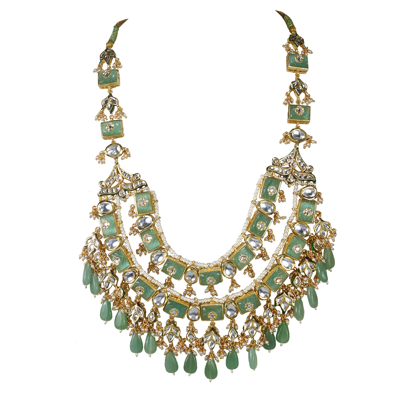 NIHAAR LAYERED KUNDAN NECKLACE
