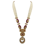 SWAN RUBY LONG NECKLACE